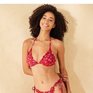 Wild Fable Ruffle Bikini Top